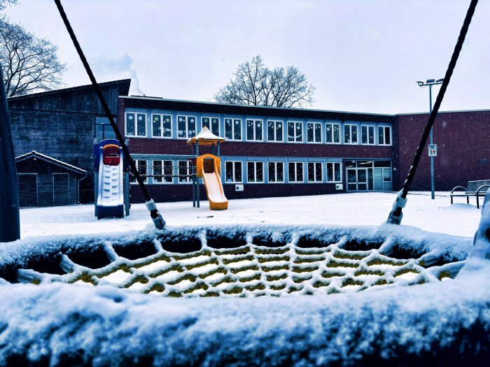 Winterliche Waldschule